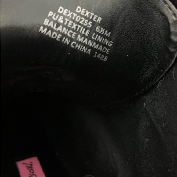 Betsey Johnson Dexter Jeweled Combat Boots | 6.5M - Picture 7 of 7